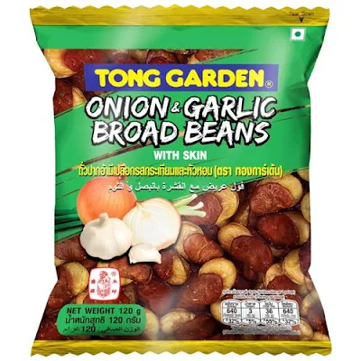 Tong Garden Onion & Garlic Broad Beans With Skin - 120 g