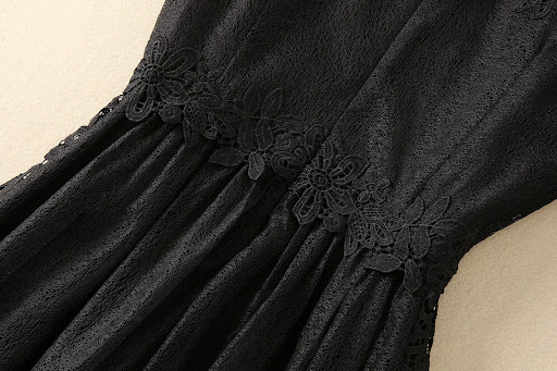 Title 6, Water Soluble Stitching Lace Sleeveless Dress