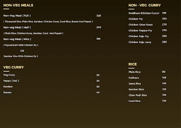 Yati foods menu 