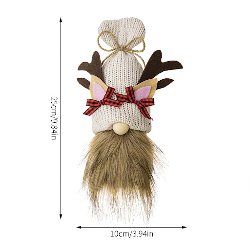 Title 1, Christmas Decoration Shell Antler Hat Forest Do...