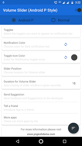 Volume controls android p - P Volume controls Free