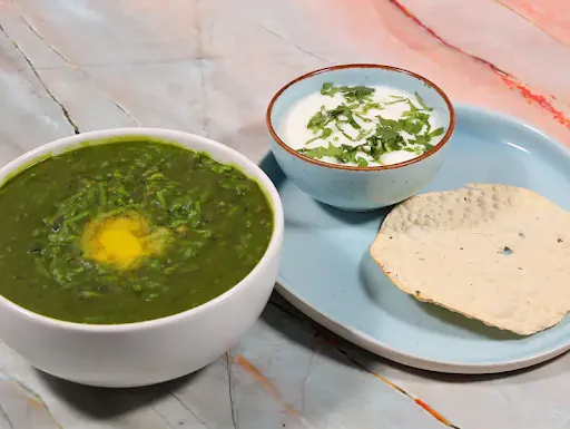 Palak Dal Khichdi