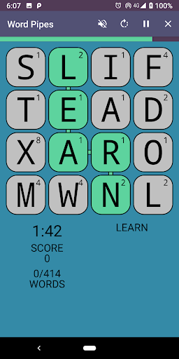 Screenshot Word Pipes: Pure Word Game