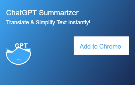 ChatGPT Summarizer small promo image