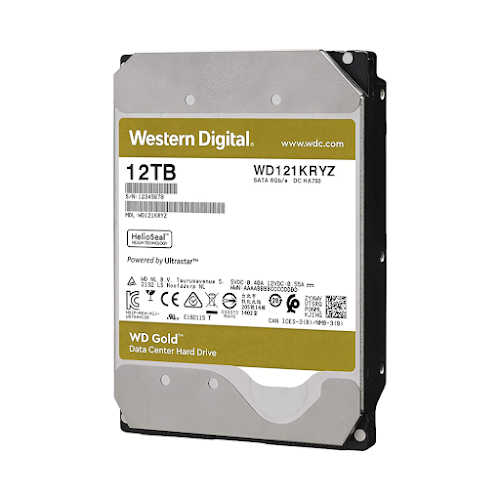 Ổ cứng HDD Desktop WD Gold 4TB Sata 3 (WD4003FRYZ)