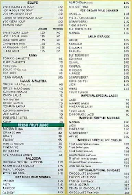 Imperial Restaurant menu 6