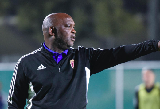 Al Wahda coach Pitso Mosimane is back on the pitch.