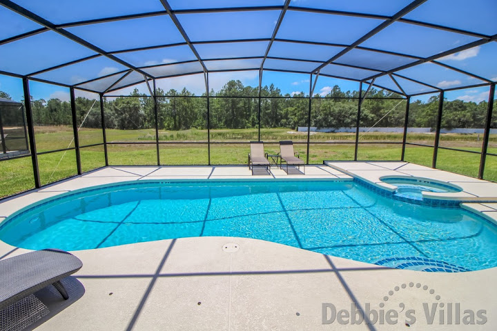 Conservation views from the south-facing pool deck on Watersong