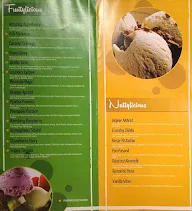 Apsara Ice Creams menu 1