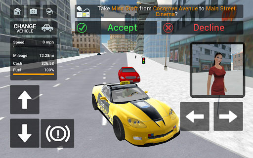 City Taxi Cab Driving Simulator