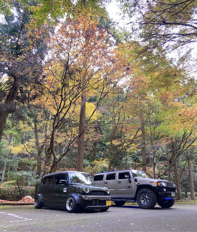H2の車好き・車が好きな人と繋がりたい・紅葉・ドライブに関するカスタム事例の投稿画像2枚目