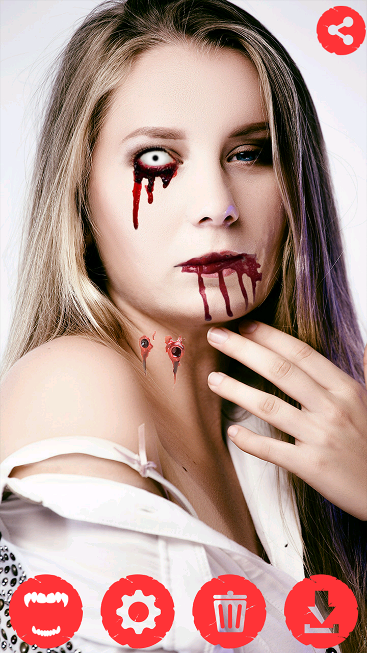 Make me a Vampire App Screen 1