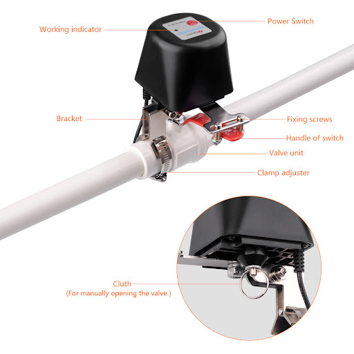 Title 5, WiFi Water Valve Shutoff Timer Smart Sprinkler ...