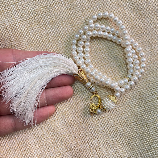 Title 4, Original Hand String Pendant Glass Imitation Pe...