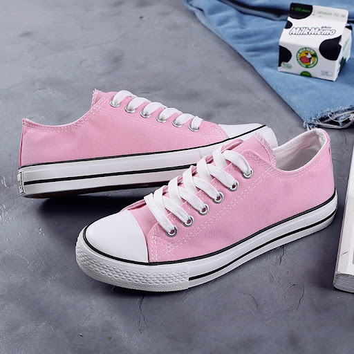 Title 12, All-Match Color Canvas Shoes Flat for Female St...
