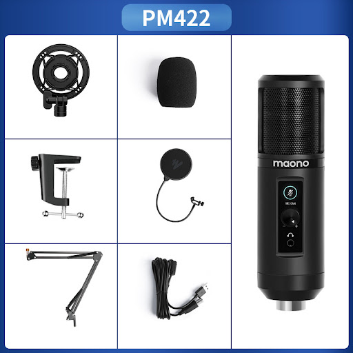 Title 2, USB Capacitor Microphone for Computer Desktop N...