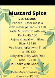 Mustard Spice menu 3