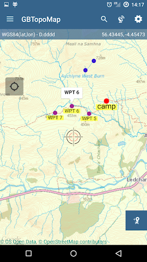 UK Map for biking hiking