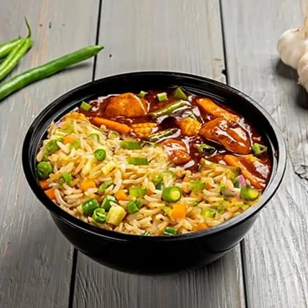 Oyster Vegetable Bowl (With Rice/noodles)