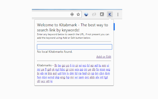 Kitabmark - Link by keywords