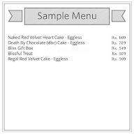 Cupcake Bliss Cake & Desserts menu 1