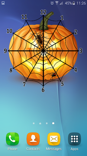 Halloween Analog Clock