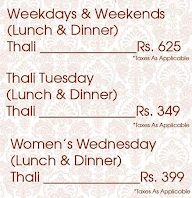 Rajdhani Thali Restaurant menu 2