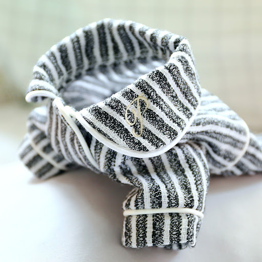 Title 7, Striped Cotton and Linen Pajamas for Pet Dogs a...