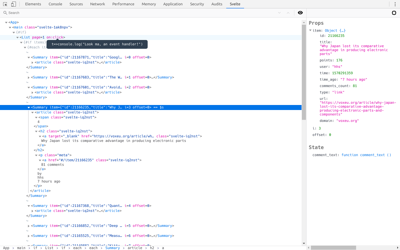 Svelte Devtools Preview image 0