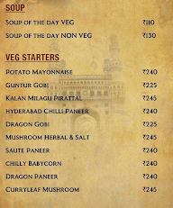 The Old Mirchi Biryani menu 1