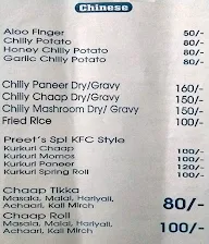 Preet's Food Point menu 1