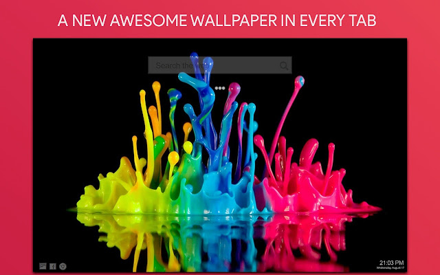 Colorful Wallpaper HD Custom New Tab
