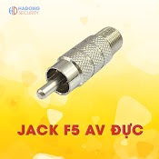 Jack Av Rca Hoa Sen Vặn F5 Đực, Đầu Bông Sen Rất Chắc Chắn