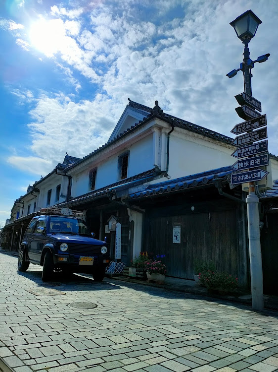 パジェロミニのパジェロミニとお散歩・あなたのテールは？・レトロな雰囲気・柳井白壁の町並み・金魚ちょうちんに関するカスタム事例の投稿画像7枚目