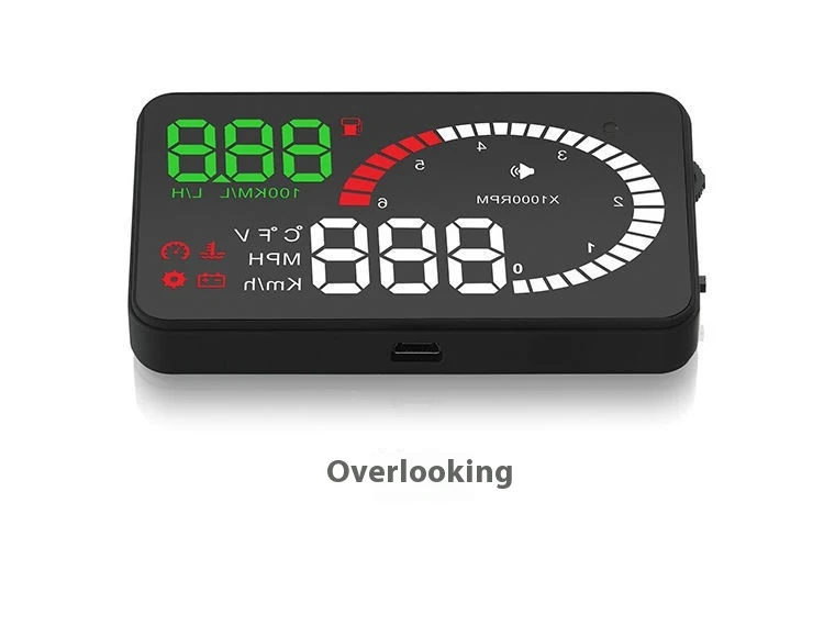 Title 13, Display HUD per auto con proiezione di consumo ...