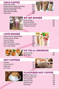 Shakes For Love menu 1