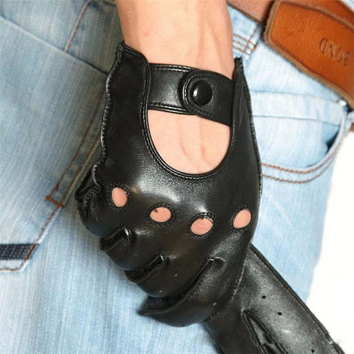 Title 5, Mens Leather Driving Gloves with Touch Screen ...