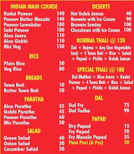 Aarya Restaurant menu 8