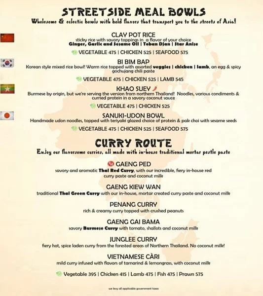 Rred Hot Cafe menu 