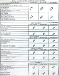 Indian Republic Canteen by Veda menu 5