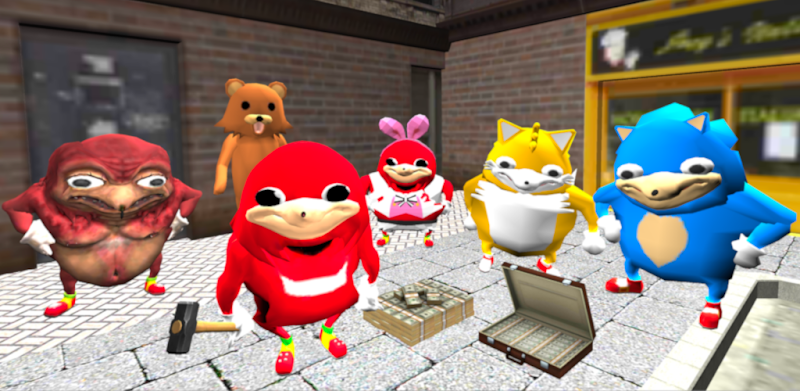 Ugandan Simulator. Knuckles 3D