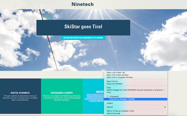 Ninetech ShortURL