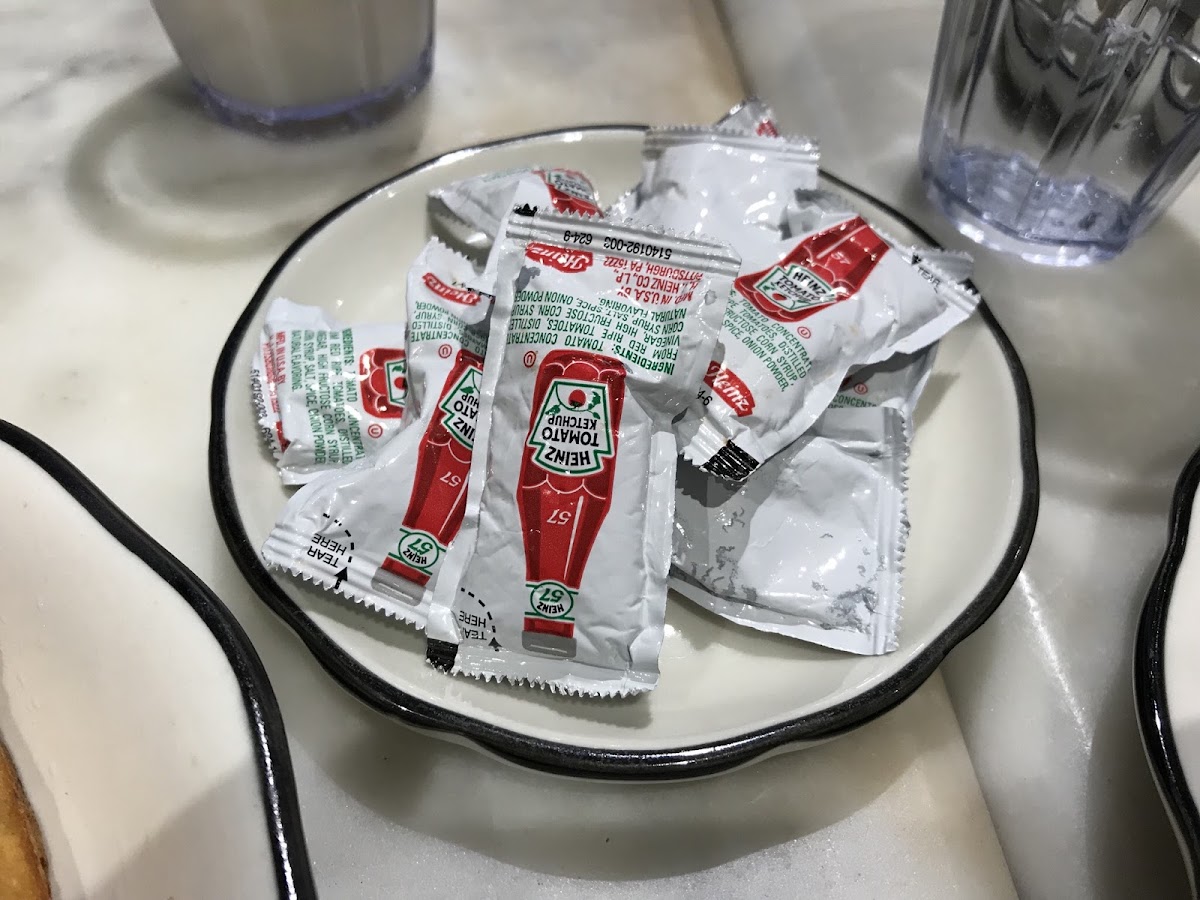 Ketchup packets brought out opon request
