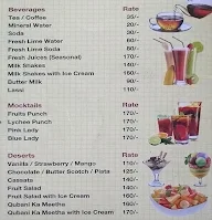 Hotel Megha City menu 7