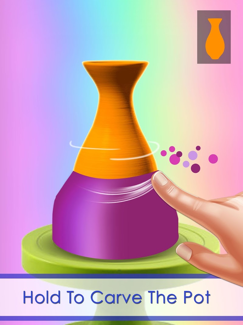 Скриншот цветной керамический глиняная посуда