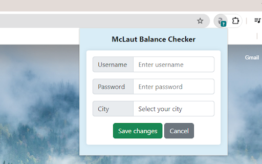 McLaut Balance Checker