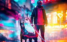 Go It Alone in Neon Wallpapers New Tab small promo image