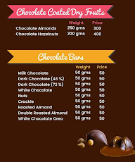 Bonbon Chocolate menu 2