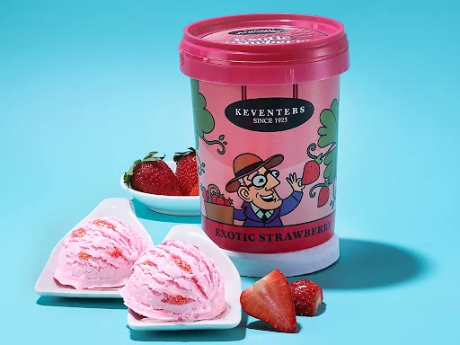 Exotic Strawberry Ice Cream [450 Ml]