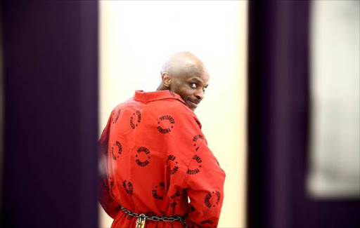 Convicted murderer and rapist Ananias Mathe in his cell at Kokstad prison on October. Picture Credit: THULI DLAMINI